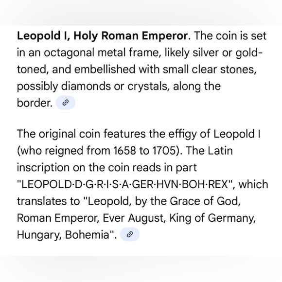 Ben-Amun stunning marked roman coin earrings - Picture 6 of 6